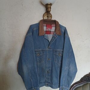 Marlboro country store large Jean jacket vintage 1980s